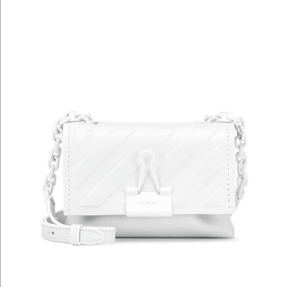 Off-White Handbags - Off-White Small Binder Clip Leather Crossbody Bag